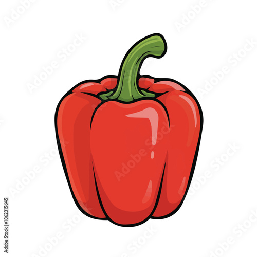 Bell pepper icon vector design