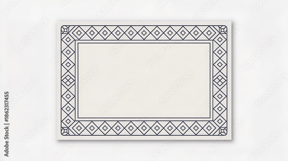 Obraz premium Intricate border frame design