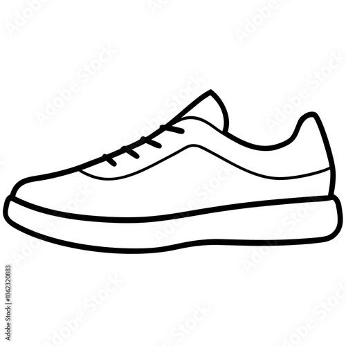 sport shoes vector illustration