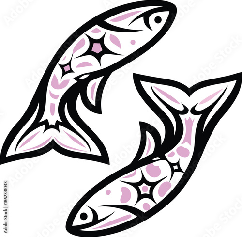 smelt fish icon Black silhouette vector illustration on transparent background