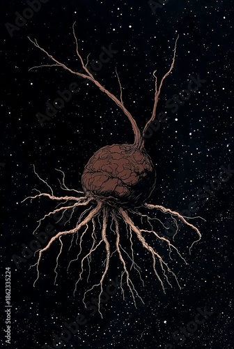 jellyfish on black background