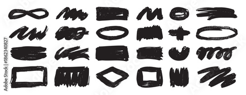 energetic chaotic ink strokes scattered across canvas, dynamic scribbles and smudges convey motion and raw emotion, suited for music posters, editorial art, expressive branding, creative workshop