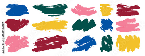 Colored bright dry brush marks and pencil squiggles Hand drawn crayon lines, spirals and doodles rough highlighters and dividers