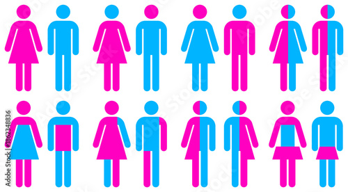 Bild auf Leinwand Gender diversity