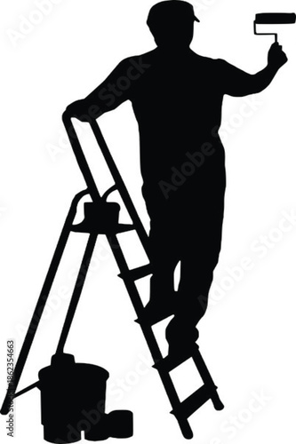 silhouette of a photographer with camera