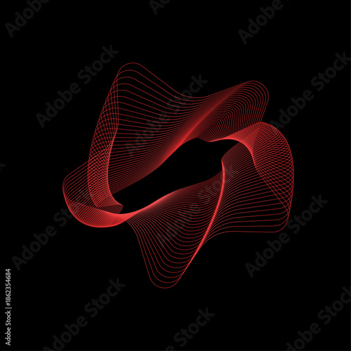 Modern Abstract Line Art