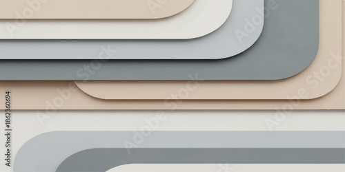 A vector illustration of a blank air conditioner remote control panel featuring a circular button design mounted near a stack of books on a wall with steel technology frames and paper