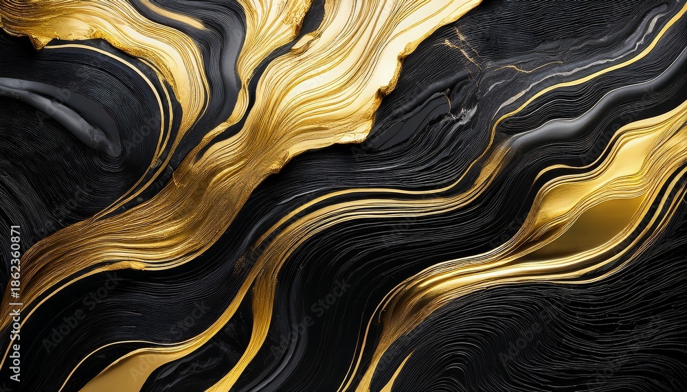 Fototapeta premium black and gold marble texture background