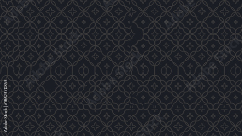 Dark Gray Geometric Pattern Seamless Texture Background