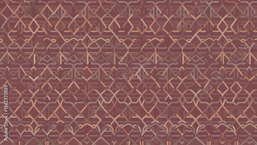 Geometric Pattern Background in Earth Tones