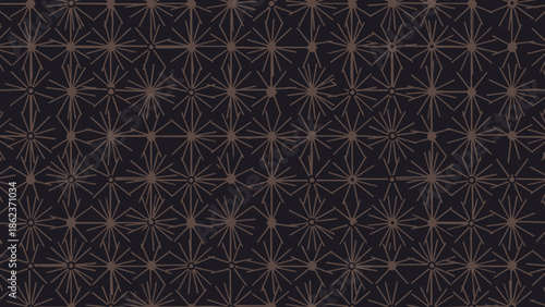 Geometric Starburst Pattern on Dark Background
