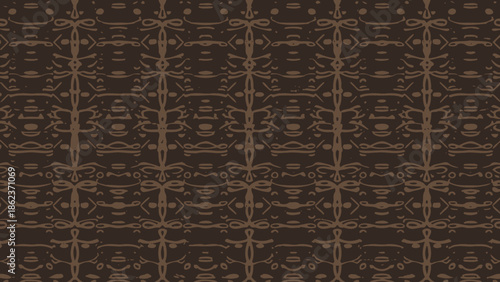 Brown Abstract Pattern Texture Background, Repeating Motif Design