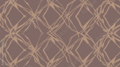 Abstract Geometric Pattern, Diamond Shapes, Textured Background, Neutral Colors