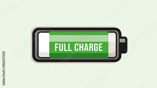 Full Charge Battery Icon - Power Level Indicator