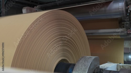 Corrugated Cardboard Paper Production – Industrial Paper Roll Manufacturing Process