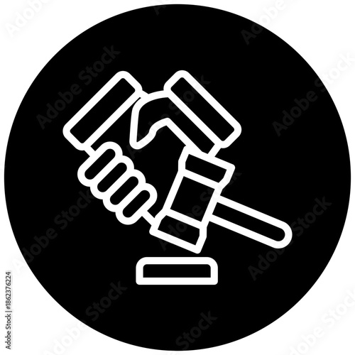 Dispute Claim Icon Button, Mini Illustration Relate To Taxation, Financial Report. Use For Modern Concept, Ui, Ux Web And App Development.