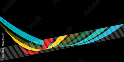 Colorful abstract vector lattice illustration. eps 10 modern