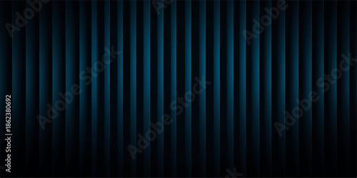 A dark blue abstract backdrop featuring a textured stage curtain design with light stripes and motion lines creates a sophisticated vector wallpaper for theater art