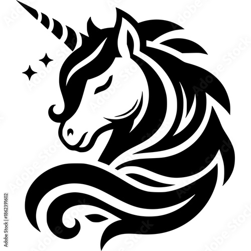 Unicorn Icon Vector