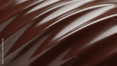 Close-up of chocolate surface texture