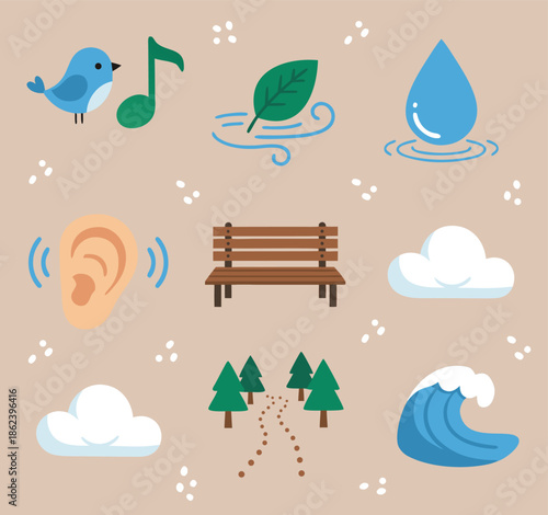 Nature Sounds and Elements Collection.