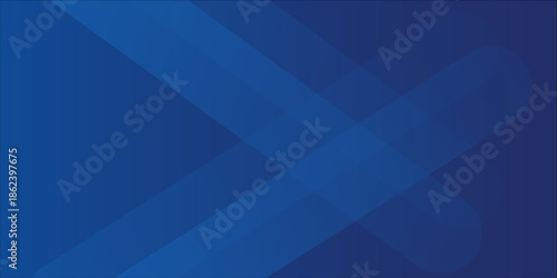 Abstract blue background with glowing geometric lines. Modern blue gradient square shape design.