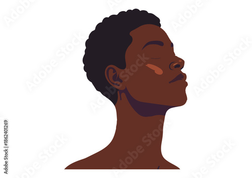 vector silhouette of a dark guy 