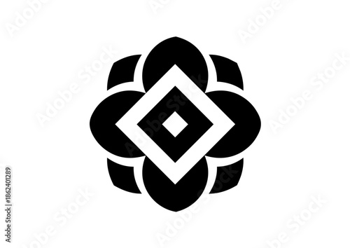 flower logo abstract 