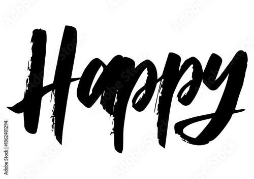 happy text vector 