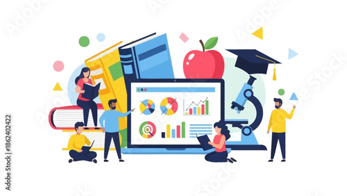 Empowering Minds Collaborative Digital Learning and Knowledge Acquisition Through Online Platforms and Data Analytics, Fostering Educational Growth