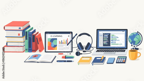 Digital learning and online education resources for knowledge acquisition and skill development