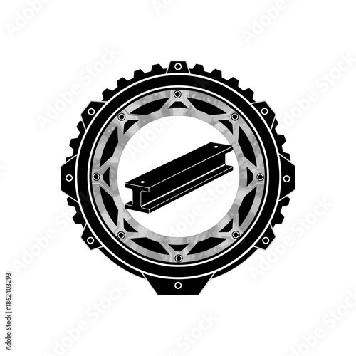 Bicycle Cassette Gear Mechanism Closeup.