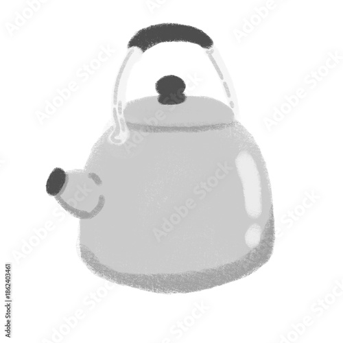 Stainless steel teapot