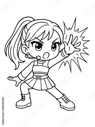 Enthusiastic Performance: Capturing the spirited essence of a performer. Witness the raw energy and enthusiasm with dynamic poses and expressive gestures. Witness the star in action.