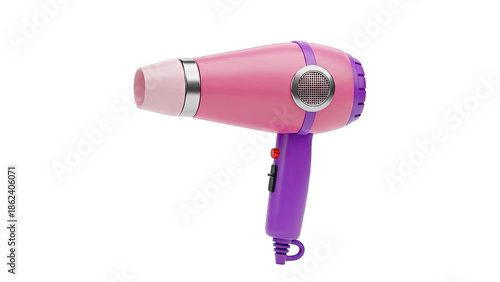 Pink and Purple Hair Dryer