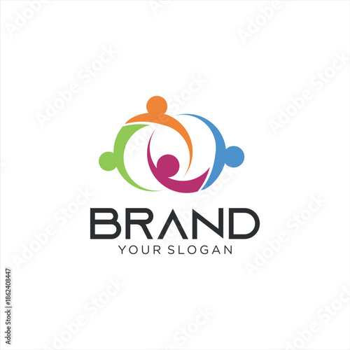 People Group Logo icons Vector illustration