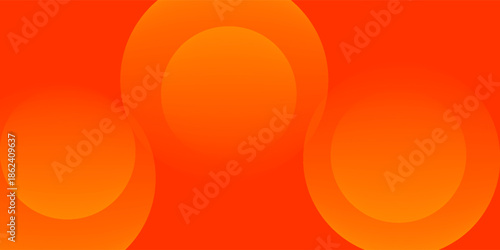 Abstract minimal background with orange color. Dynamic shapes composition. Eps10 vector