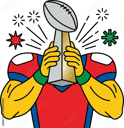 Celebrating Victory with Gold Medal and Sportswear