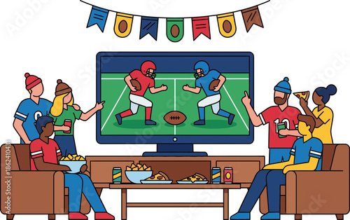 Children Engaged in Fun Snowball Fight Indoor Activity