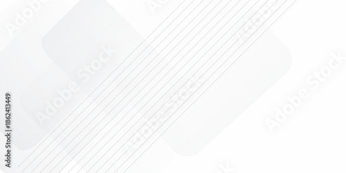 White Grey Silver Box Rectangle Abstract Background Vector Presentation Design