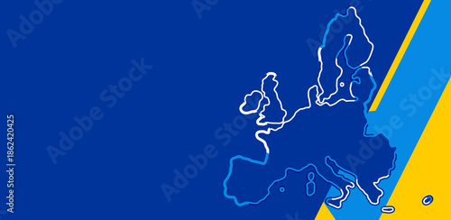 EU Europe map shape creativ...