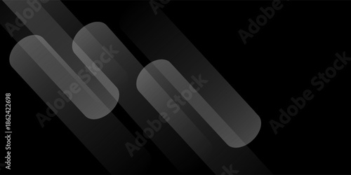 Black abstract background. Elegant dark diagonal shape elements. Modern luxury grey gradient graphic design.Eps10