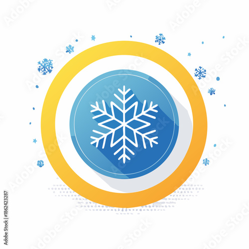 vector snowflake icon