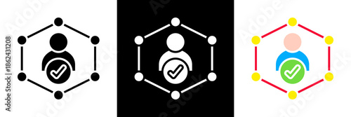 Validity Icon Set Glyph vector Illustration 