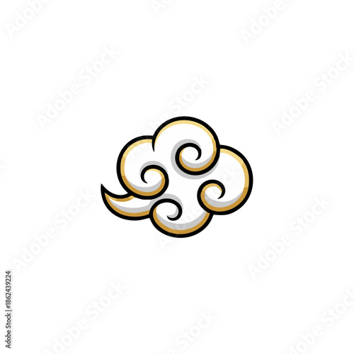 Minimalist Red Silhouette Chinese New Year Illustrations