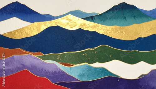 優雅な和柄、和風イメージの背景素材