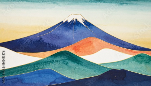 優雅な和柄、和風イメージの背景素材