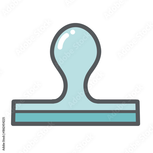 大腸ポリープ（有茎性）のイラスト・アイコン