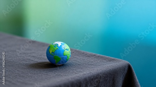 Small globe on a table