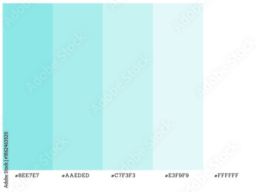 Sophisticated gradient palette for interior styling fashion and web interfaces